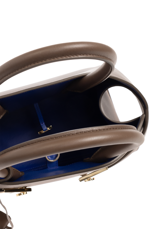ハンドバッグ FERRAGAMO Woman Handbag Brown 215608 771867 CLAY Hug handbag (M) - Women | Ferragamo